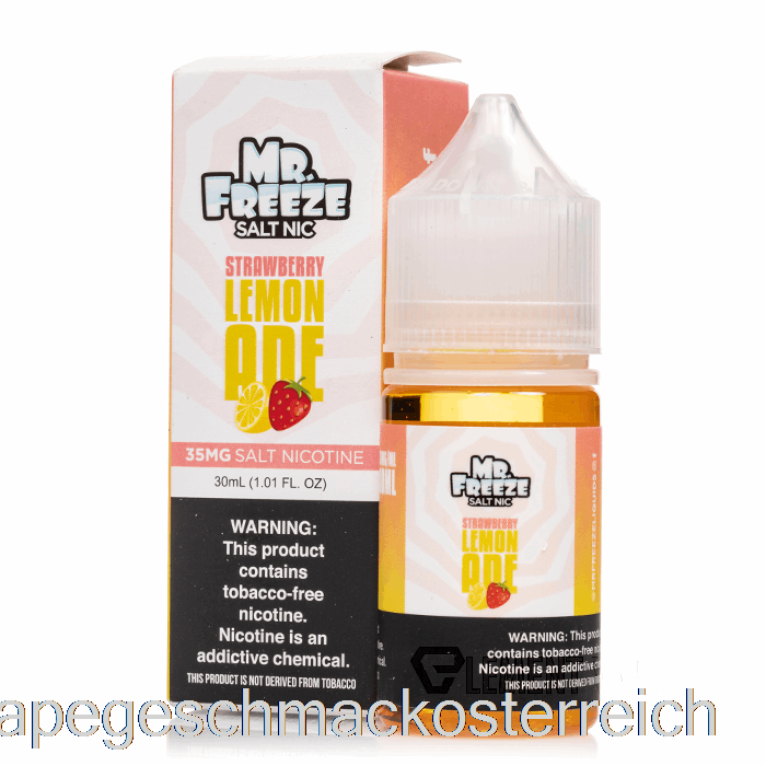 Erdbeerlimonade – Mr Freeze Salts – 30 Ml, 35 Mg Vape-Geschmack